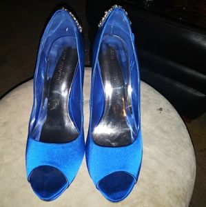 Kate Preston 6 Inch - Blue, Crysyal Stud Heals